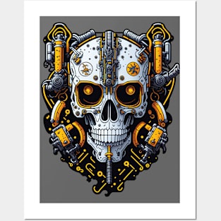 Mecha Skull S01 D94 Posters and Art